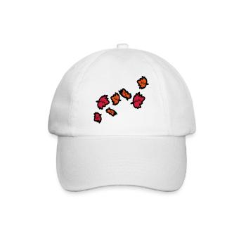 Herbst Ahornblätter - Baseballkappe - Weiß/Weiß - Vorne