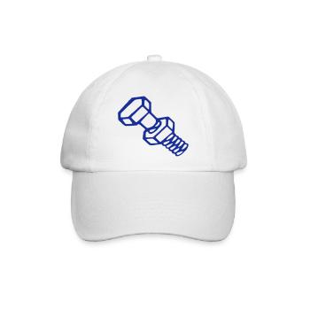 Schraube - Baseballkappe - Weiß/Weiß - Vorne