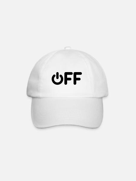 off - Baseballkappe - Weiß/Weiß