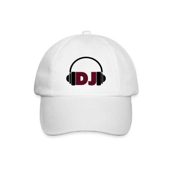 DJ Kopfhörer DeeJay - Baseballkappe - Weiß/Weiß - Vorne