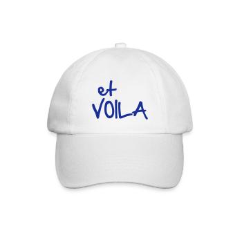 ET VOILA - Baseballkappe - Weiß/Weiß - Vorne
