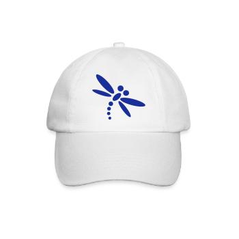 Libelle - Baseballkappe - Weiß/Weiß - Vorne