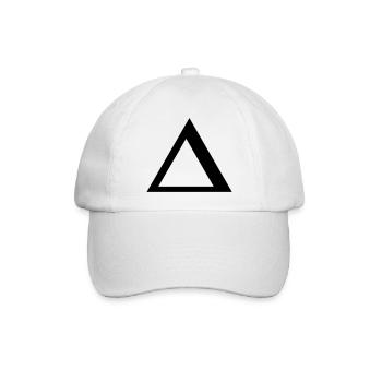 Delta greek alphabet - Baseballkappe - Weiß/Weiß - Vorne