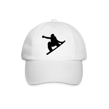 snowboarding - Baseballkappe - Weiß/Weiß - Vorne