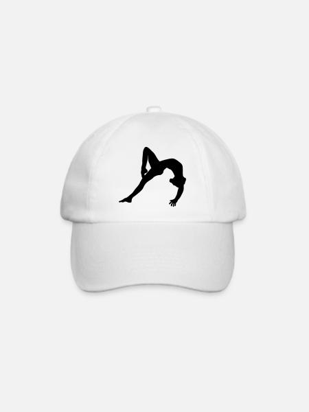 Turnerin, Bodenturnen, Kunstturnen - Baseballkappe - Weiß/Weiß