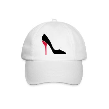 high_heels_2 - Baseballkappe - Weiß/Weiß - Vorne