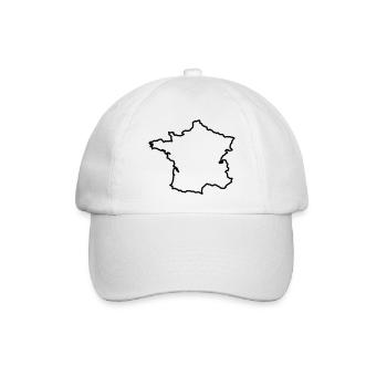 france country - Baseballkappe - Weiß/Weiß - Vorne