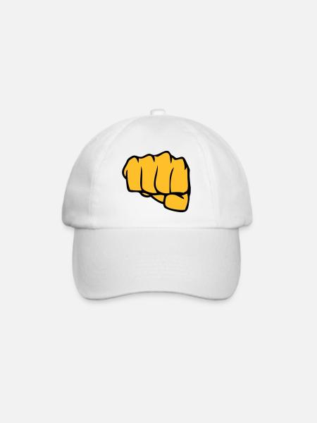 faust - Baseballkappe - Weiß/Weiß