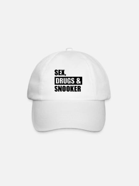 Snooker - Baseballkappe - Weiß/Weiß