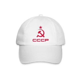 URSS__V003 - Baseballkappe - Weiß/Weiß - Vorne