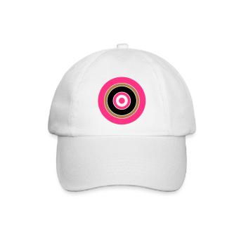 Circles - Baseballkappe - Weiß/Weiß - Vorne