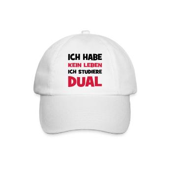 Duales Studium - Baseballkappe - Weiß/Weiß - Vorne