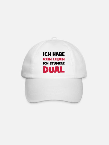 Duales Studium - Baseballkappe - Weiß/Weiß