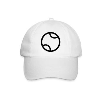 Tennisball - Baseballkappe - Weiß/Weiß - Vorne