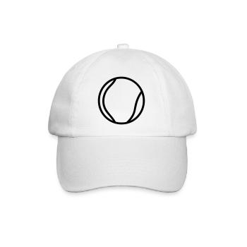 Tennisball - Baseballkappe - Weiß/Weiß - Vorne