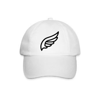 Engelsflügel - Baseballkappe - Weiß/Weiß - Vorne