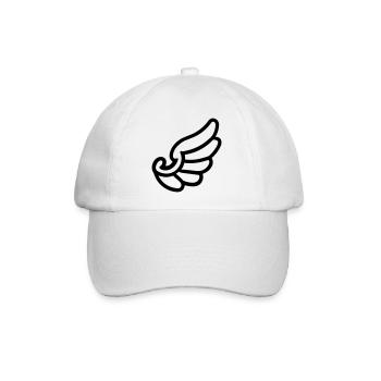 Engelsflügel - Baseballkappe - Weiß/Weiß - Vorne