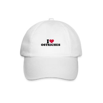 Strauß - Baseballkappe - Weiß/Weiß - Vorne