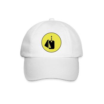 Abzeichen Icon symbol - Baseballkappe - Weiß/Weiß - Vorne