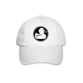 Ente Icon - Baseballkappe - Weiß/Weiß - Vorne