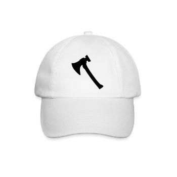 Axt - Baseballkappe - Weiß/Weiß - Vorne