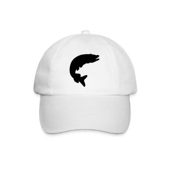 Hecht - Baseballkappe - Weiß/Weiß - Vorne