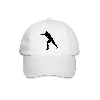 Boxer Schatten - Baseballkappe - Weiß/Weiß - Vorne