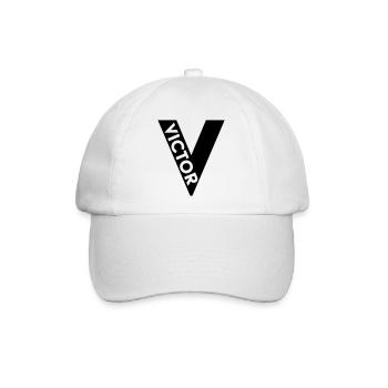 NATO V - Baseballkappe - Weiß/Weiß - Vorne