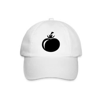 Tomate - Baseballkappe - Weiß/Weiß - Vorne