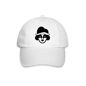 Clown - Baseballkappe - Weiß/Weiß - Vorne