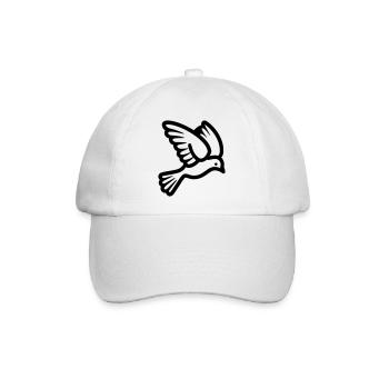 Taube - Baseballkappe - Weiß/Weiß - Vorne
