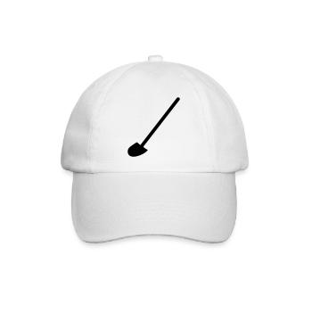 Schaufel - Baseballkappe - Weiß/Weiß - Vorne