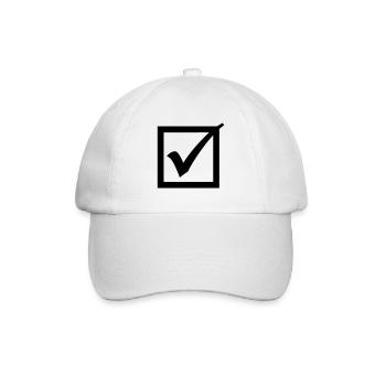 Haken - Baseballkappe - Weiß/Weiß - Vorne
