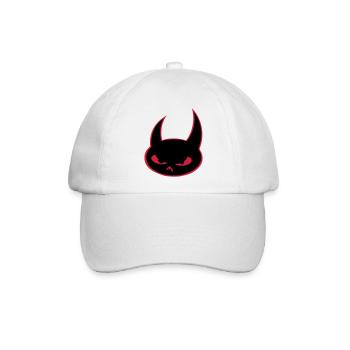 Teufel - Baseballkappe - Weiß/Weiß - Vorne
