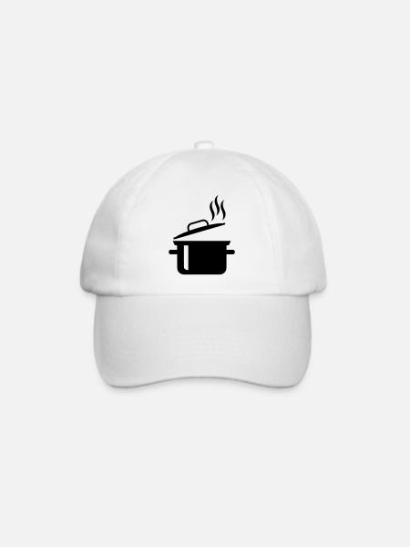 Kochtopf - Baseballkappe - Weiß/Weiß