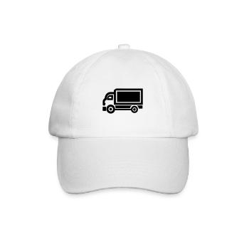 Lkw - Baseballkappe - Weiß/Weiß - Vorne