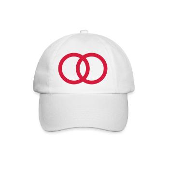 kreise - Baseballkappe - Weiß/Weiß - Vorne