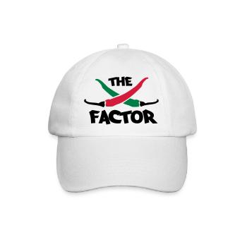 The chilli factor - Baseballkappe - Weiß/Weiß - Vorne