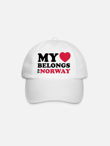 MHBT NORWAY - Baseballkappe - Weiß/Weiß