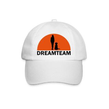 DREAMTEAM - Baseballkappe - Weiß/Weiß - Vorne
