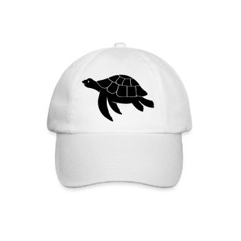 turtle - Baseballkappe - Weiß/Weiß - Vorne
