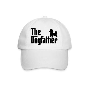 Bichon Frise Dogfather Hund Liebhaber Pate Stil - Baseballkappe - Weiß/Weiß - Vorne