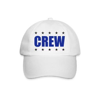 crew - Baseballkappe - Weiß/Weiß - Vorne