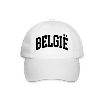 België - Baseballkappe - Weiß/Weiß - Vorne