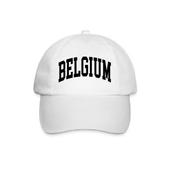 Belgium - Baseballkappe - Weiß/Weiß - Vorne