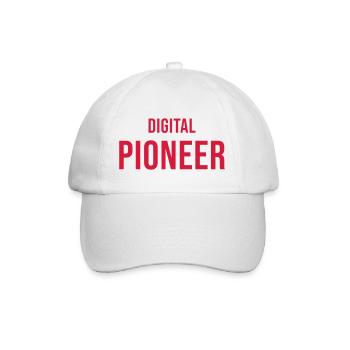Digital Pioneer - Baseballkappe - Weiß/Weiß - Vorne