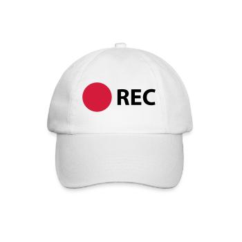 RECORD - Baseballkappe - Weiß/Weiß - Vorne
