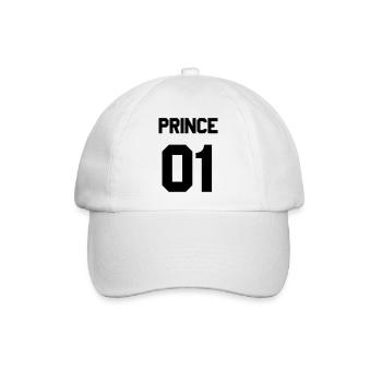 Prince 01 - Baseballkappe - Weiß/Weiß - Vorne