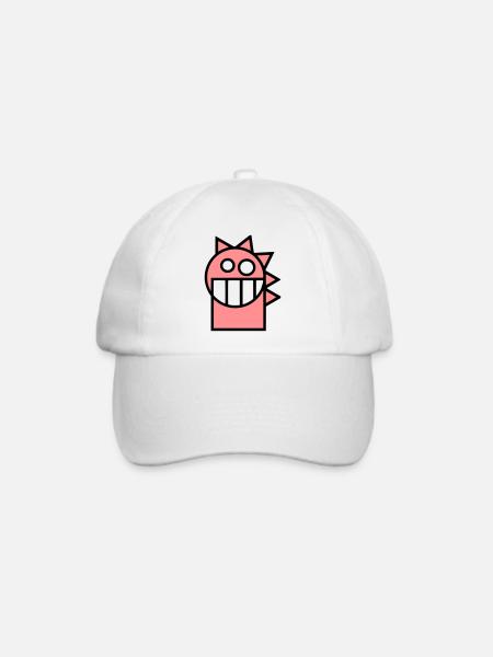 Drachen - Baseballkappe - Weiß/Weiß