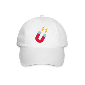 Magnet - Baseballkappe - Weiß/Weiß - Vorne